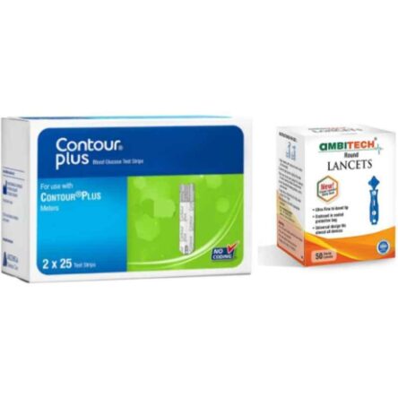 Contour 5-S 50 Pcs Glucometer Strips Box