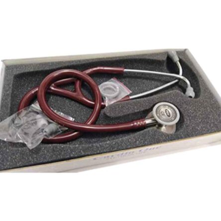 PSW Stainless Steel Burgundy Dual Sided Cardiology Stethoscope