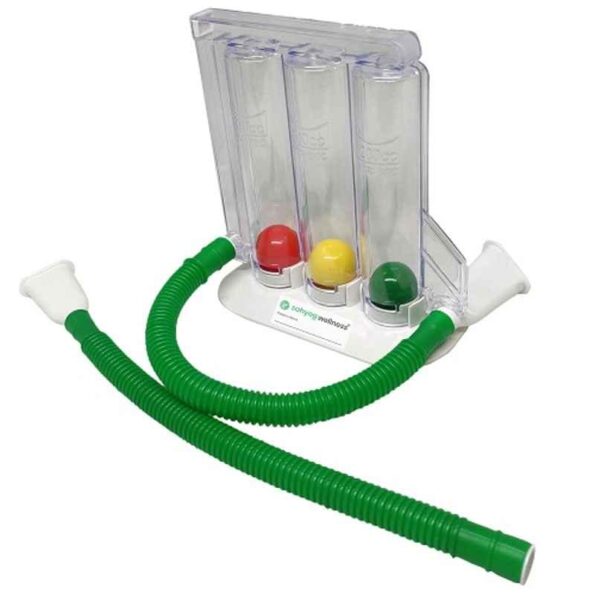 Sahyog Wellness Three Balls Breathing Respiratory Lung Exerciser with 2 Tubes