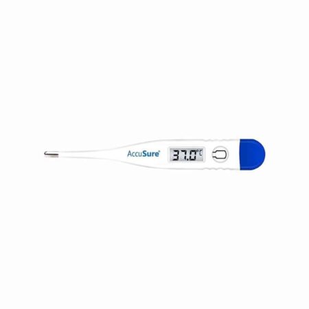 Accusure White & Blue Mercury Thermometer