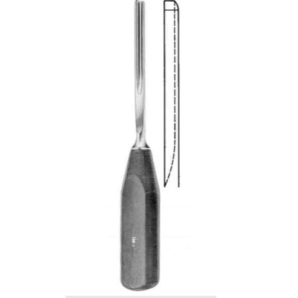 Alis 25cm/10 inch Spongiosa Gouge Straight with Fiber Handle 15mm