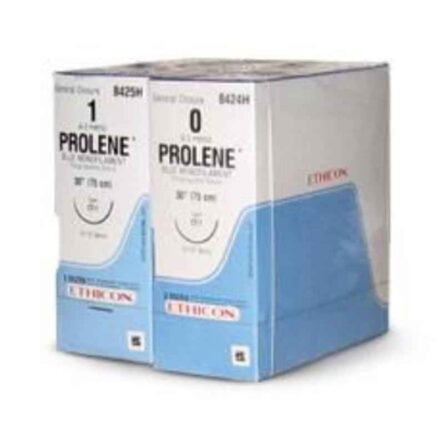 Ethicon NW823 Prolene 6-0 Blue Monofilament Suture