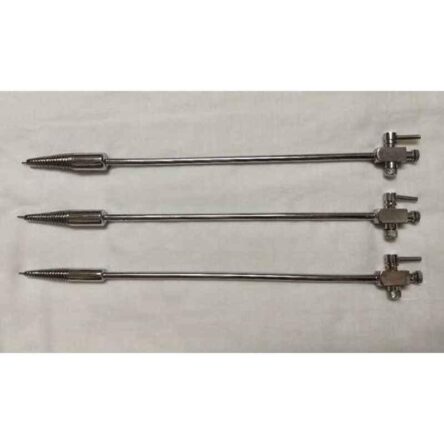 Forgesy 27cm Stainless Steel HSG Cannula with Lock