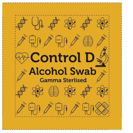 Control D 100 Alcohol Swabs (Pack of 3)