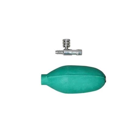 Acure Green BP Monitor Rubber Bulb with Metal Valve