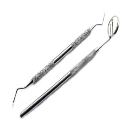 Forgesy 2 Pcs Stainless Steel Dental Teeth Cleaning Kit