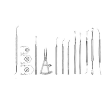 Divine Medicare Stainless Steel Silver Polished Capsular Cataract with IOL Implantation Set
