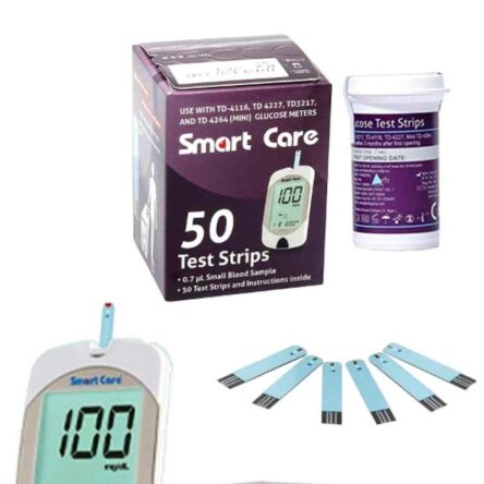 Smart Care GM08S 50 Pcs Blood Glucose Test Strips Kit