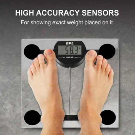 BPL PWS-01 180kg Glass LCD Display Personal Weighing Scale