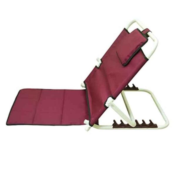 Smart Care Metal Red Adjustable Hospital Back Rest for Bed & Back Support