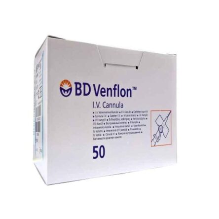 BD 25g Blue Plastic Venflon (Pack of 50)