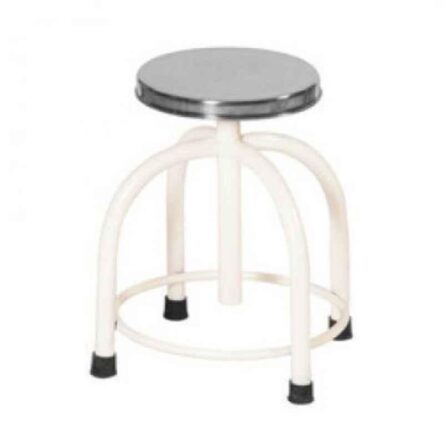 Wellsure Healthcare Mild Steel 4 Leg Revolving Patient Stool