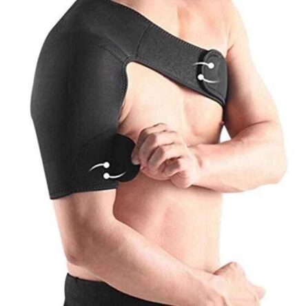 Fidelis Healthcare Elastic Black Neo Right Shoulder Support