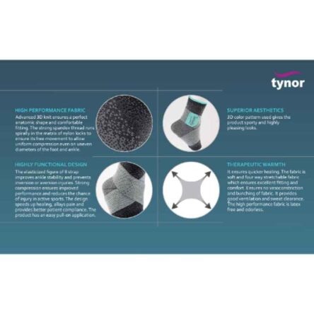 Tynor Extra Large Urbane Ankle Binder