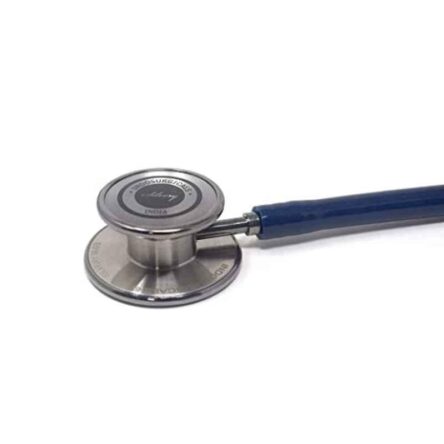 Indosurgicals Silvery III Stainless Steel Blue Stethoscope