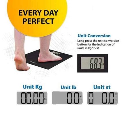 Omron HN-289-EBK Midnight Black Digital Weighing Scale