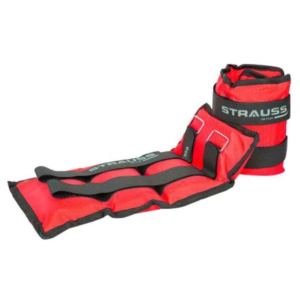 Strauss 42x20x7cm Neoprene Red Adjustable Ankle Weight