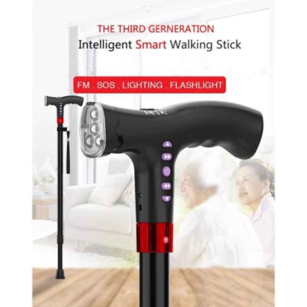 MCP Smart Walking Stick with FM Radio