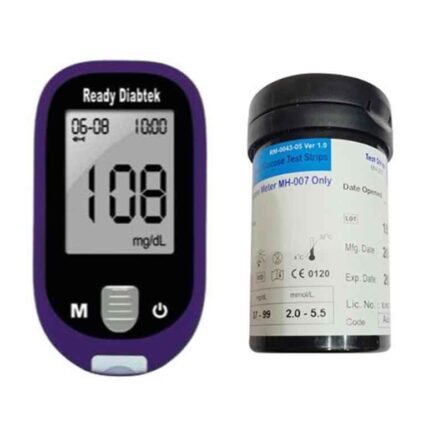 Ready Diabtek MH-007 Blood Glucose Monitor with 50 Pcs Test Strips