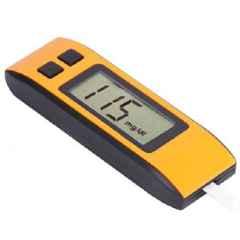 Pristyn Care Yellow & Black Digital Blood Glucometer with 25 Pcs Strips