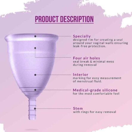 Sirona Silicone Large Pink Menstrual Cup