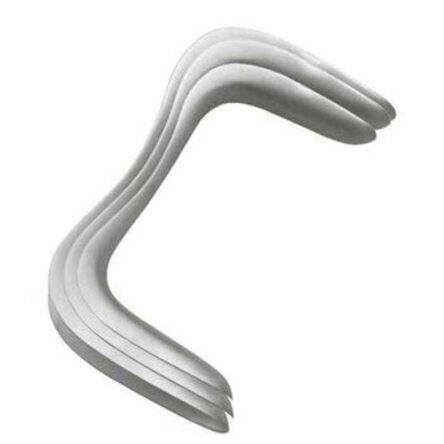 Forgesy 3 Pcs Stainless Steel Thick Gauge Vaginal Speculum Duck Bill Sims Set