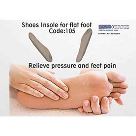 Salo Orthotics Arch Insole Orthopedic Foot Care Support for Child Flat Feet