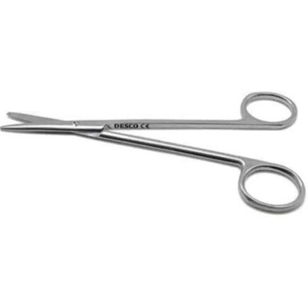 Desco 8 inch Stainless Steel Straight Tonsil Metzenbaum Scissor