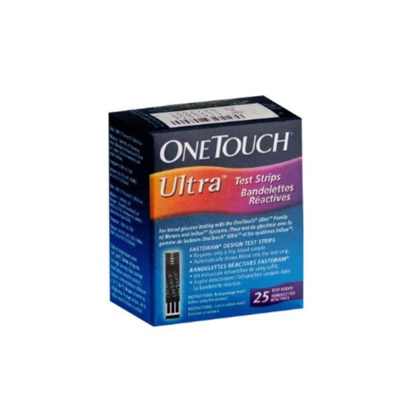 OneTouch Ultra 25 Pcs Test Strip Box