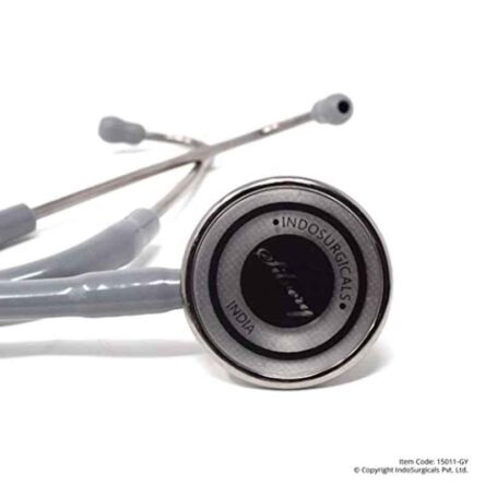 Indosurgicals Silvery II Stainless Steel Grey Stethoscope