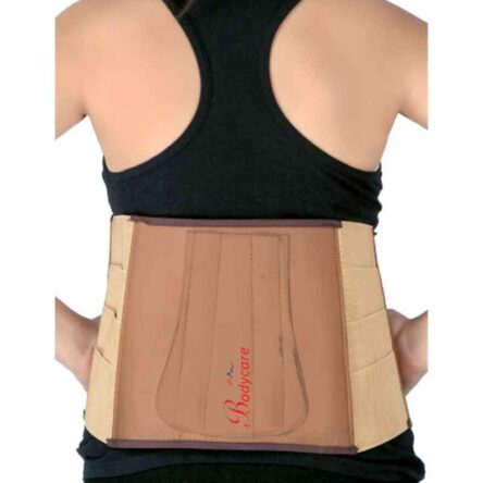 Bodycare Cotton & Elastic Brown Deluxe Sacro Lumber Brace