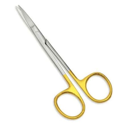 HIT CLASSIC 4.5 inch Stainless Steel Straight Iris Surgical Scissors with Tungsten Carbide