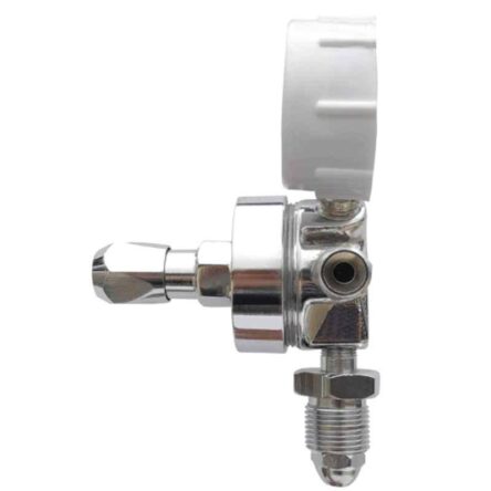 Seema 4 Bar Grey Single Stage Double Gauge Medical Oxygen Gas Pressure Regulator