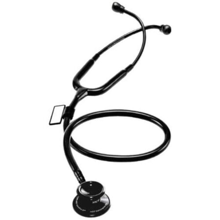 MDF Acoustica Lightweight Dual Head All Black Stethoscope