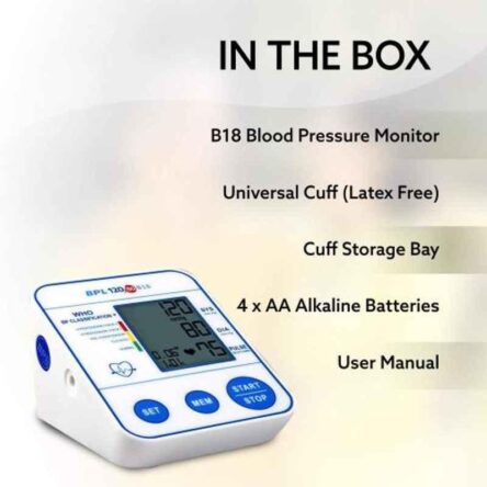 BPL White Digital Blood Pressure Monitor with USB Compatibility