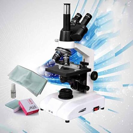 Droplet SF 40T Lab Digital Trinocular Microscope with Halogen Bulb Light