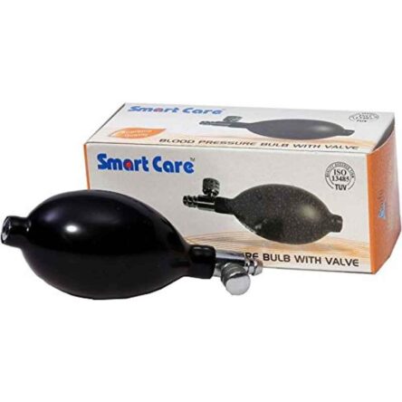 Smart Care BP18 Black BP Monitor Bulb with Valve Latex