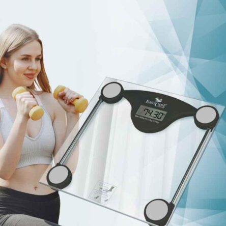 Easycare White Digital Glass Weighing Scale