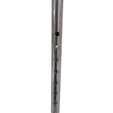 Smart Care SC926 Alloy Steel Adjustable Height Anti Shock Walking Stick with Four Pad & T Shape Handle