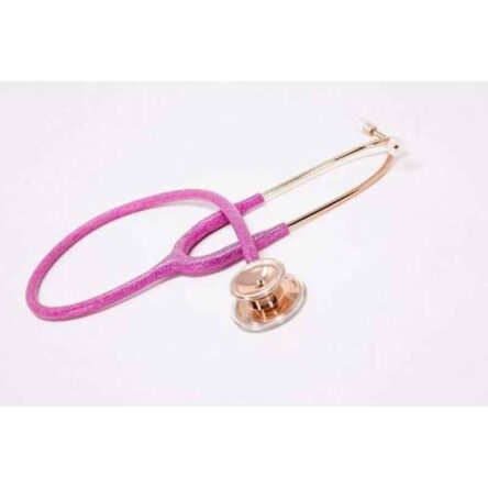 MDF MD One Limited Edition Fairy Pink Glitter Rose Gold Stethoscope