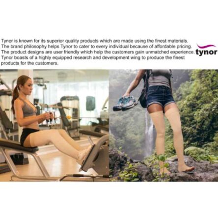 Tynor Medical Compression Silicon Line Thigh Support Stocking