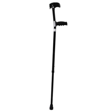 Fidelis Healthcare Aluminium Black Adjustable Elbow Crutch