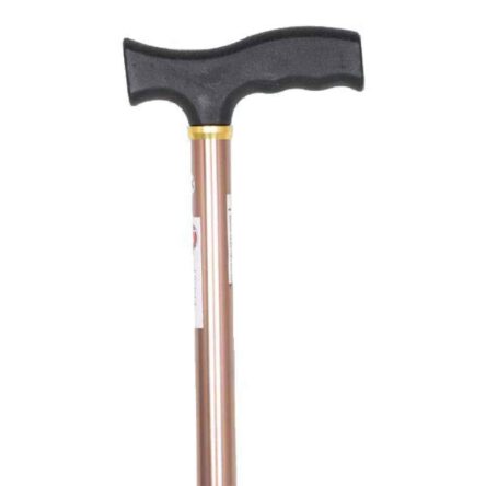 Mediva Aluminium Brown Cane with Broad Base