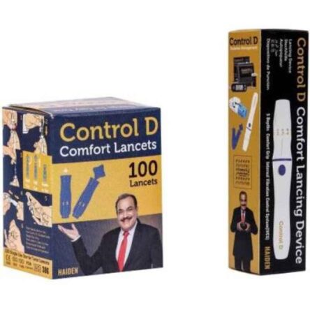 Control D 100 Pcs Glucometer Lancet with Lancing Device Set