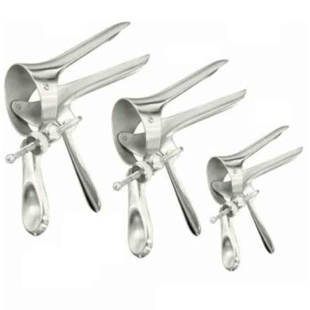 Forgesy 3 Pcs Stainless Steel Reusable Cusco Vaginal Speculum Set