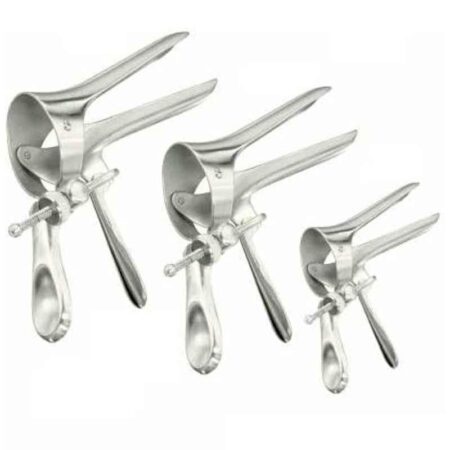 Forgesy 3 Pcs Stainless Steel Reusable Cusco Vaginal Speculum Set