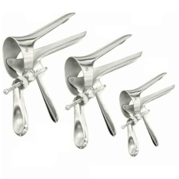 Forgesy 3 Pcs Stainless Steel Reusable Cusco Vaginal Speculum Set