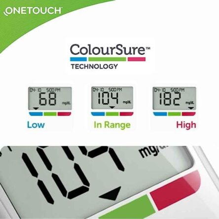 OneTouch 100 Pcs Verio Diabetes Test Strips & 50 Pcs Delica Plus Lancet Combo