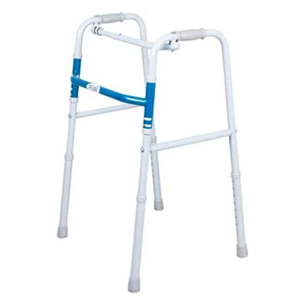 Peaar 100kg Aluminum Frame Silver Reciprocal Foldable Walker for Adult