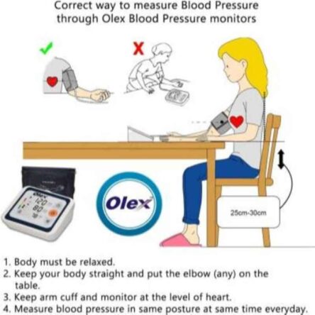 Olex VM-44 White Blood Pressure Monitor